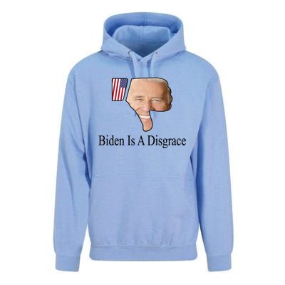 Funny Anti Biden Tee Biden Is A Disgrace Unisex Surf Hoodie