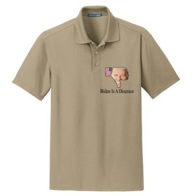 Funny Anti Biden Tee Biden Is A Disgrace Dry Zone Grid Polo