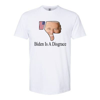 Funny Anti Biden Tee Biden Is A Disgrace Softstyle CVC T-Shirt