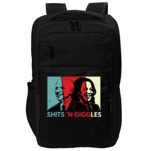 Funny Anti Biden Harris Shits N Giggles Political Gift Great Gift Impact Tech Backpack