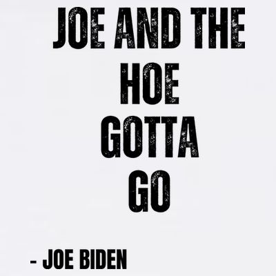 Funny Anti Biden. Joe And The Ho Gotta Gotta Go!! T-Shirt