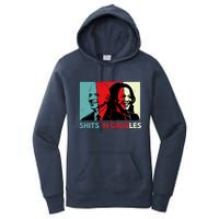 Funny Anti Biden Harris Shits 'N Giggles Political Gift Women's Pullover Hoodie