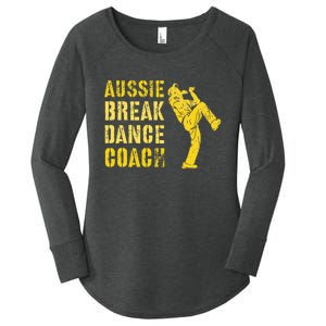 Funny Australian Breakdance Coach Breaking Dance Costume Women's Perfect Tri Tunic Long Sleeve Shirt