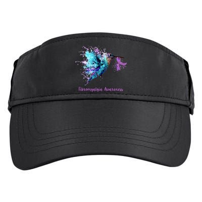 Fibromyalgia Awareness Bird Cancer Nurse Adult Drive Performance Visor