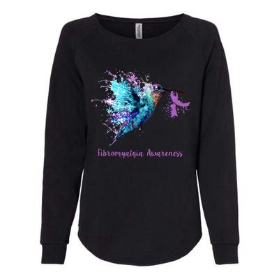 Fibromyalgia Awareness Bird Cancer Nurse Womens California Wash Sweatshirt