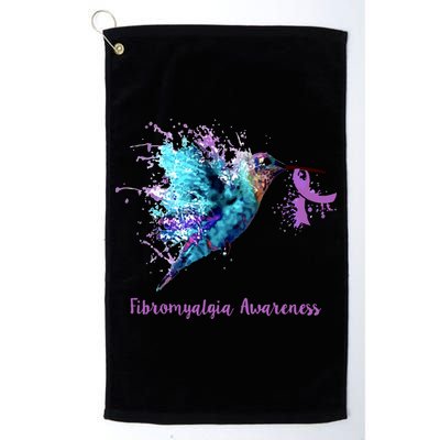 Fibromyalgia Awareness Bird Cancer Nurse Golf Towel