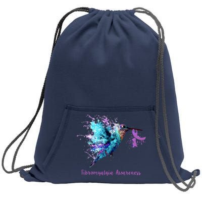 Fibromyalgia Awareness Bird Cancer Nurse Sweatshirt Cinch Pack Bag