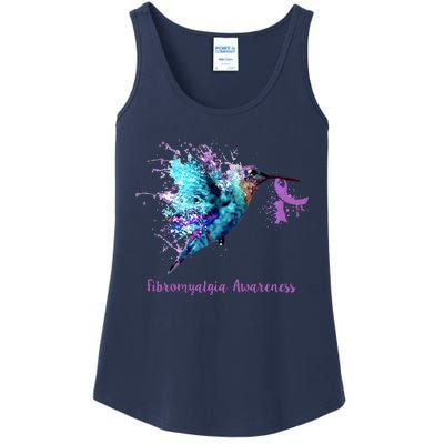 Fibromyalgia Awareness Bird Cancer Nurse Ladies Essential Tank