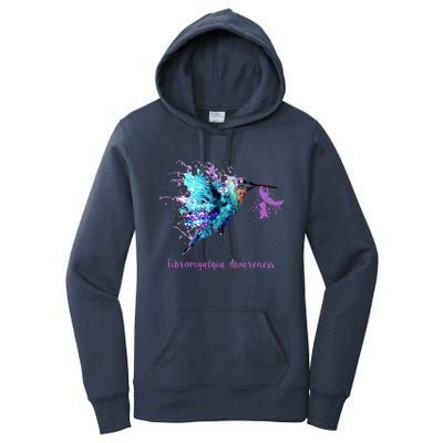 Fibromyalgia Awareness Bird Cancer Nurse Women's Pullover Hoodie