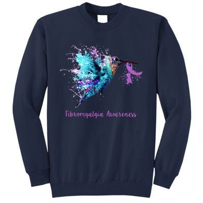 Fibromyalgia Awareness Bird Cancer Nurse Tall Sweatshirt