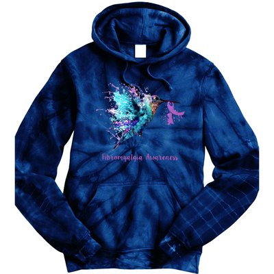 Fibromyalgia Awareness Bird Cancer Nurse Tie Dye Hoodie