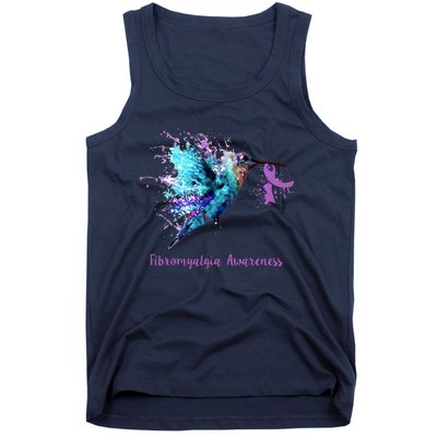 Fibromyalgia Awareness Bird Cancer Nurse Tank Top