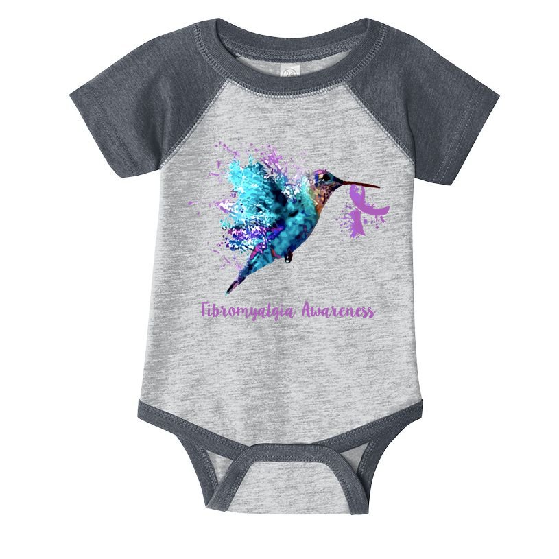 Fibromyalgia Awareness Bird Cancer Nurse Infant Baby Jersey Bodysuit
