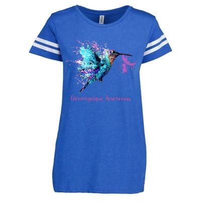 Fibromyalgia Awareness Bird Cancer Nurse Enza Ladies Jersey Football T-Shirt