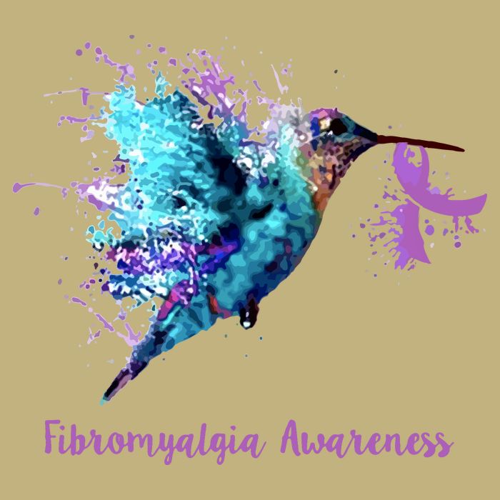 Fibromyalgia Awareness Bird Cancer Nurse Cooling Performance Crew T-Shirt