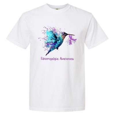 Fibromyalgia Awareness Bird Cancer Nurse Garment-Dyed Heavyweight T-Shirt