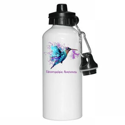 Fibromyalgia Awareness Bird Cancer Nurse Aluminum Water Bottle