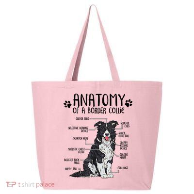 Funny Anatomy Border Collie Dog Lover Gift 25L Jumbo Tote