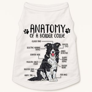 Funny Anatomy Border Collie Dog Lover Gift Doggie Tank