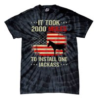 Funny Anti Biden It Took 2000 Mules To Install One Jackass Tie-Dye T-Shirt