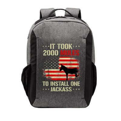 Funny Anti Biden It Took 2000 Mules To Install One Jackass Vector Backpack