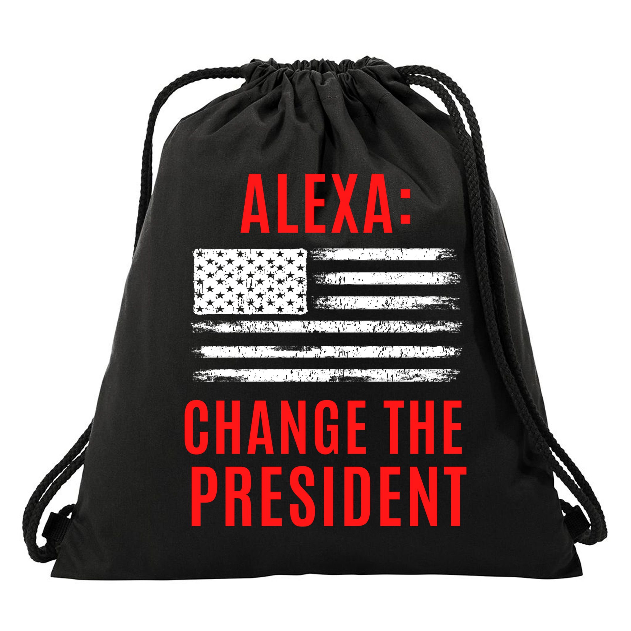 Funny Anti Biden Conservative  Drawstring Bag
