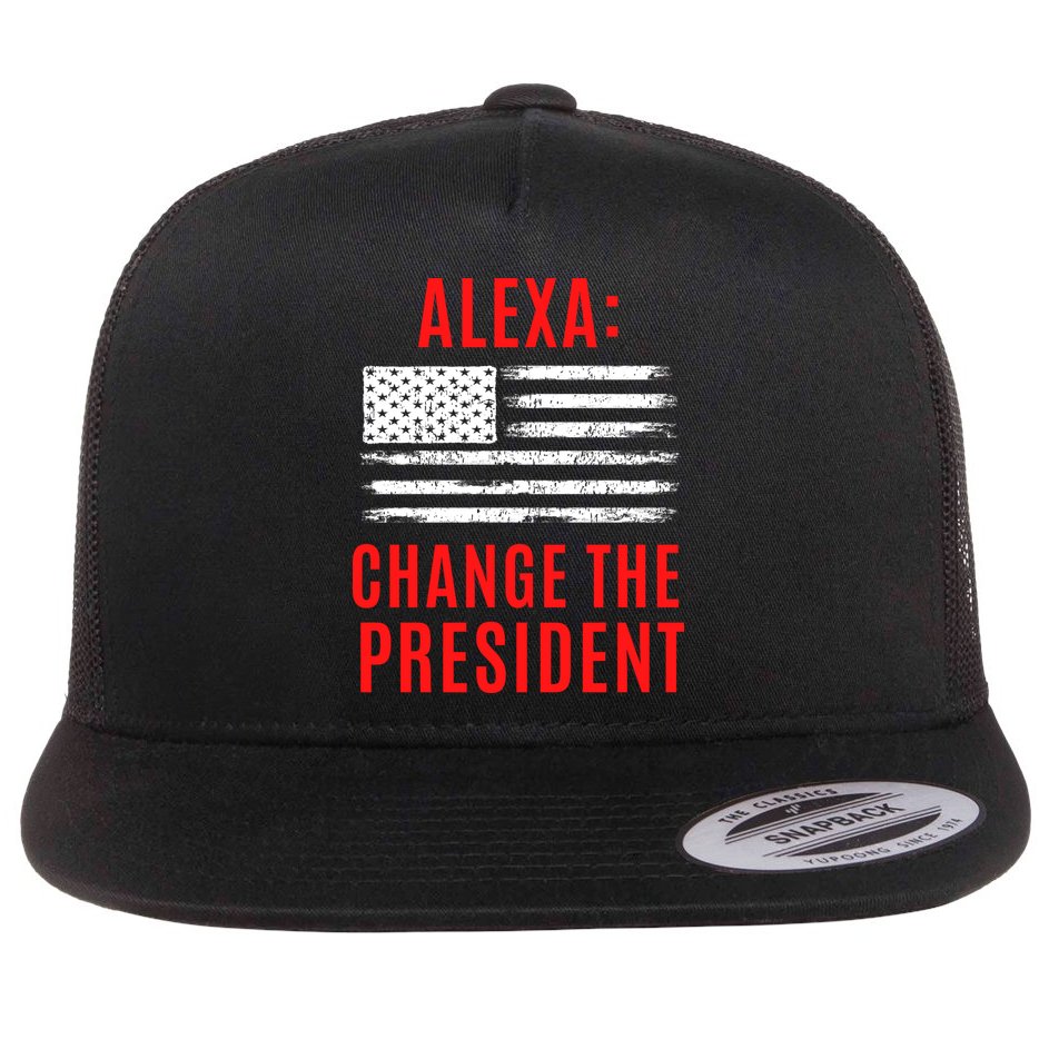 Funny Anti Biden Conservative  Flat Bill Trucker Hat