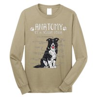 Funny Anatomy Border Collie Dog Lover Long Sleeve Shirt