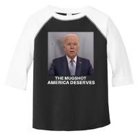 Funny Anti Biden The Mug Shot America Deserves Toddler Fine Jersey T-Shirt