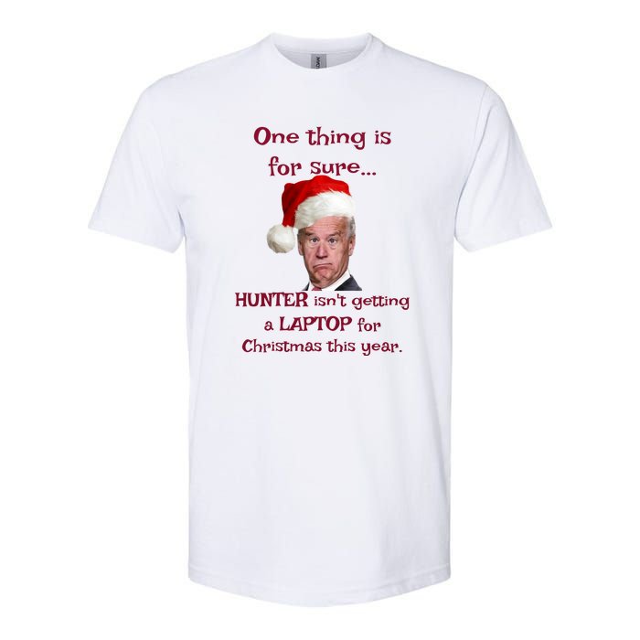 Funny Anti Biden Christmas Softstyle CVC T-Shirt