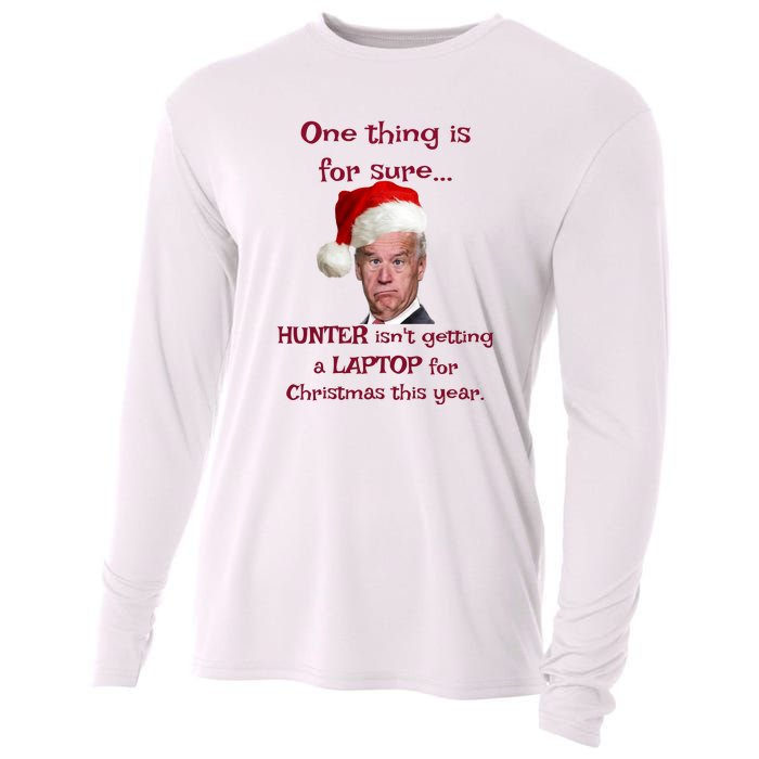 Funny Anti Biden Christmas Cooling Performance Long Sleeve Crew