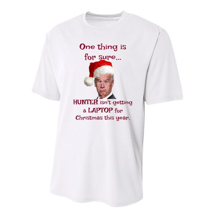 Funny Anti Biden Christmas Performance Sprint T-Shirt