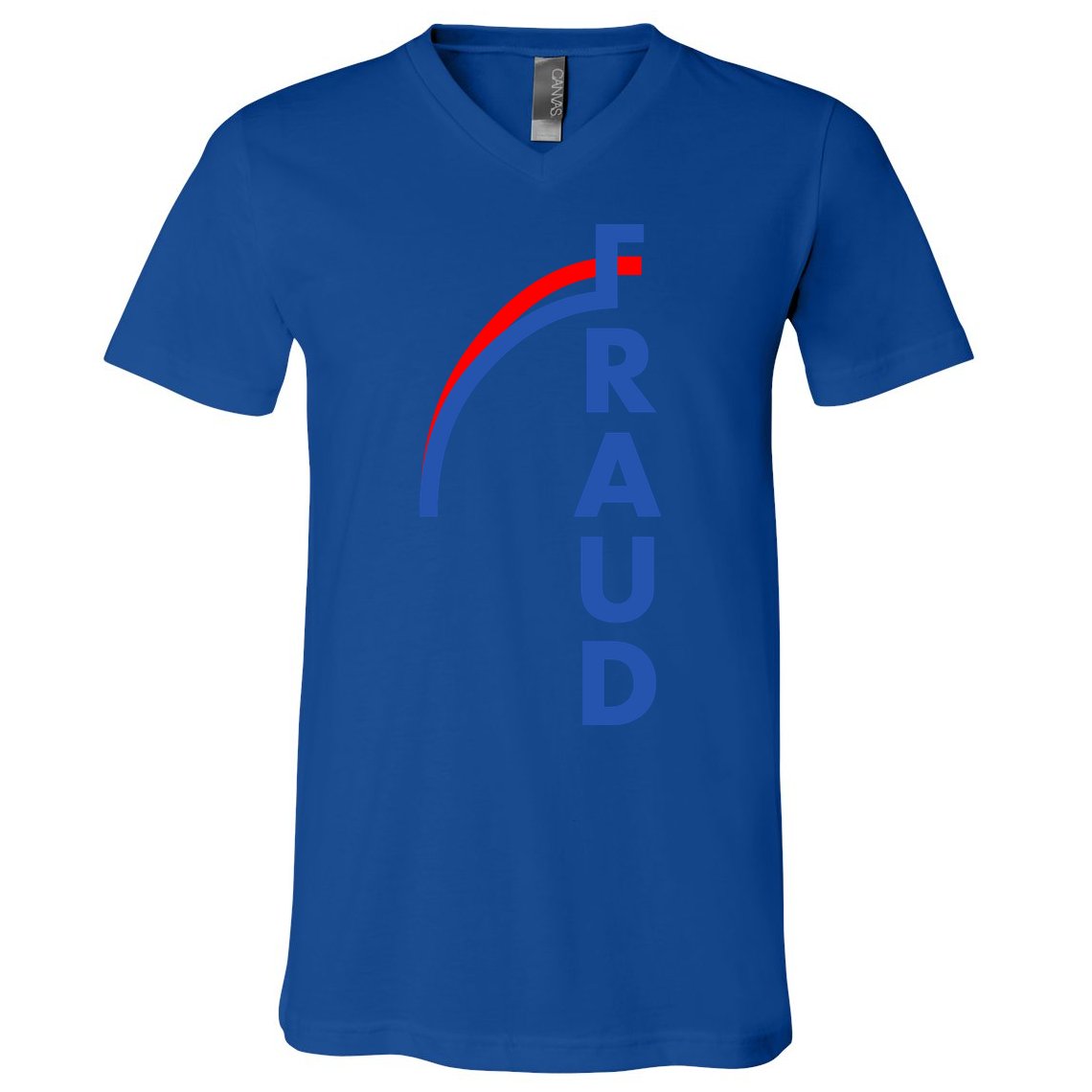 Fraud Anti Biden V-Neck T-Shirt