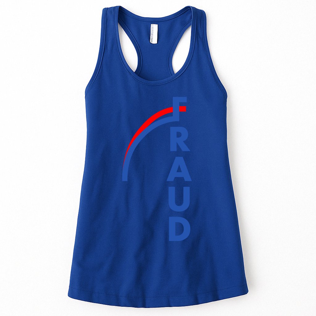 Fraud Anti Biden Womens Tank Top