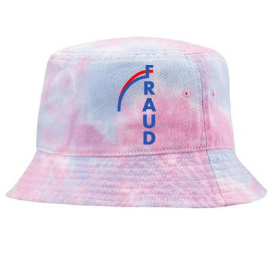 Fraud Anti Biden Tie-Dyed Bucket Hat