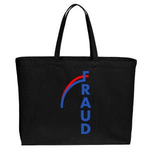 Fraud Anti Biden Cotton Canvas Jumbo Tote