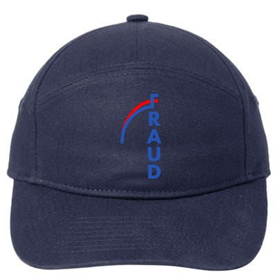 Fraud Anti Biden 7-Panel Snapback Hat