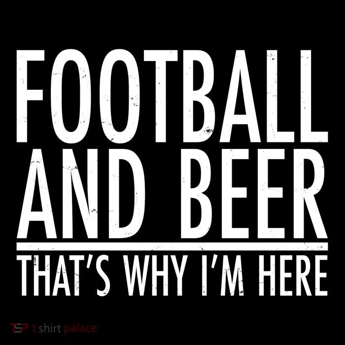 Football And Beer That's Why I'm Here Sustainable Bucket Hat