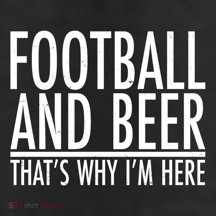Football And Beer That's Why I'm Here 11oz C Handle Ceramic Mug