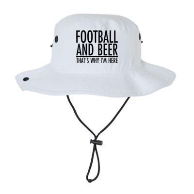 Football And Beer That's Why I'm Here Legacy Cool Fit Booney Bucket Hat