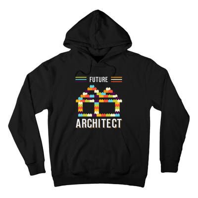 Future Architect Building Blocks Brick Gift for Cute  Tall Hoodie