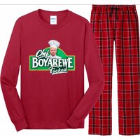 Funny Anti Biden Shirt Chef Boyarewe Fucked Gift Chef BOYAREWE Fucked Long Sleeve Pajama Set