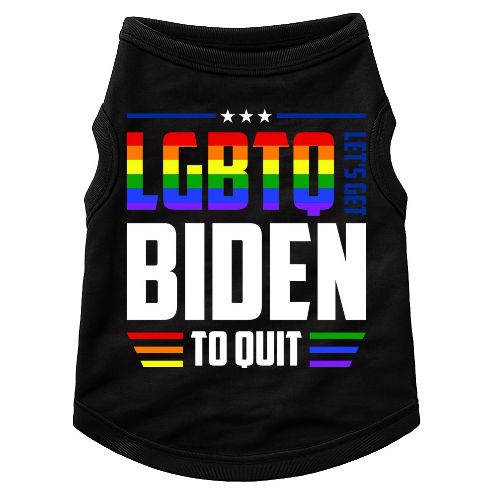 Funny Anti Biden LGBTQ Lets Get Biden To Quit Doggie Tank