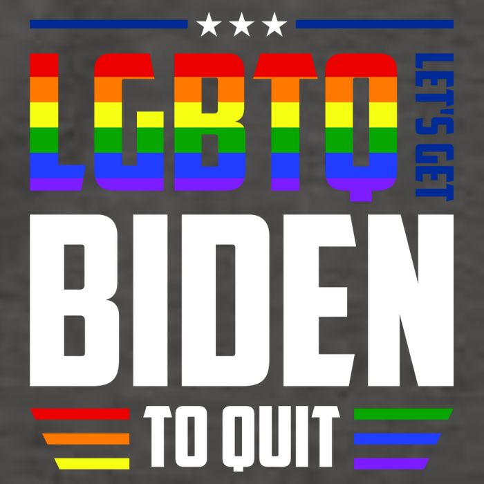 Funny Anti Biden LGBTQ Lets Get Biden To Quit Vector Backpack