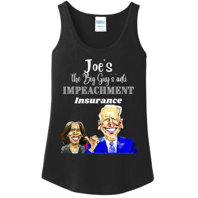 Funny Anti Biden Harris The Big Guy Impeachment Insurance Ladies Essential Tank