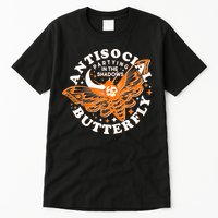 Funny Antisocial Butterfly Moth Partying In The Shadows Tall T-Shirt