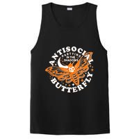 Funny Antisocial Butterfly Moth Partying In The Shadows PosiCharge Competitor Tank