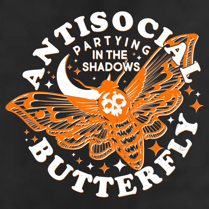 Funny Antisocial Butterfly Moth Partying In The Shadows Trucker Hat