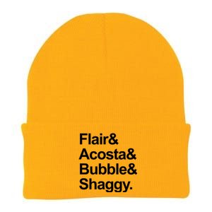 Flair Acosta Bubble And Shaggy Knit Cap Winter Beanie