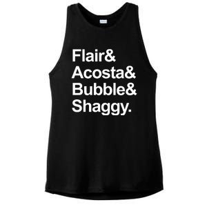 Flair Acosta Bubble And Shaggy Ladies PosiCharge Tri-Blend Wicking Tank